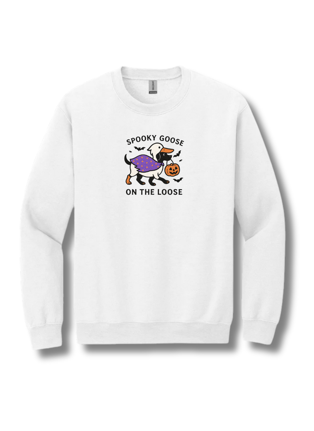 Spooky Goose on the Loose Halloween Sweatshirt