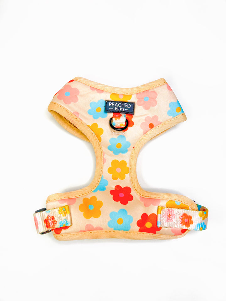 Adjustable Dog Harness Floral Chest Harness - Cute Dog Harness