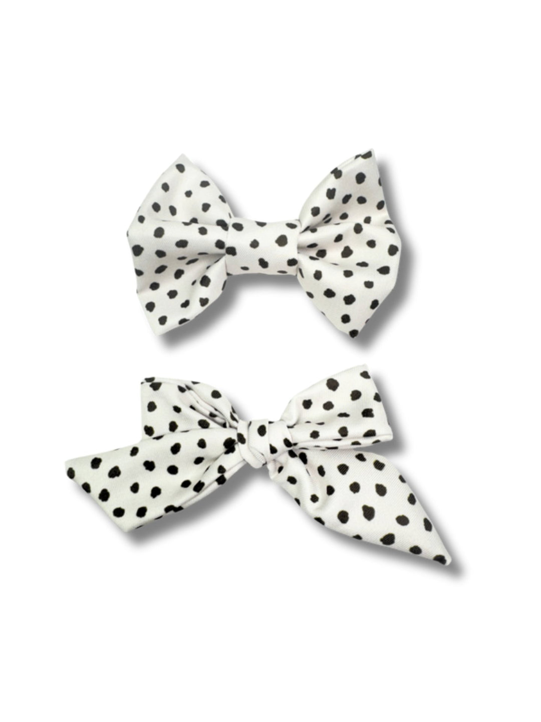 Spotted Cream Bow