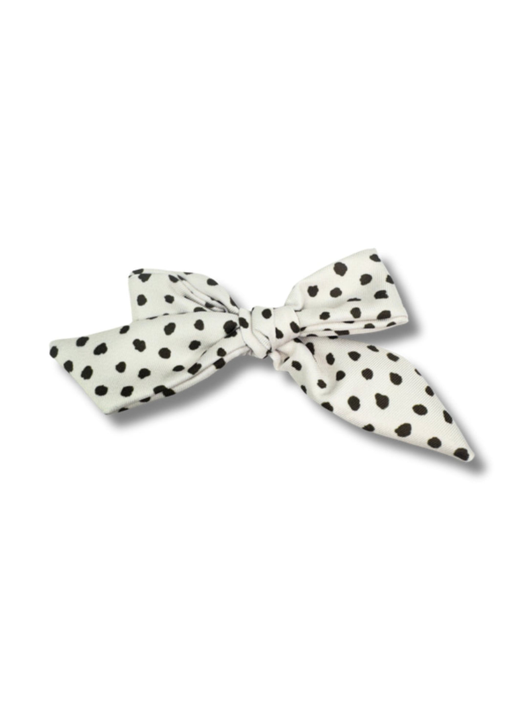 Spotted Cream Bow
