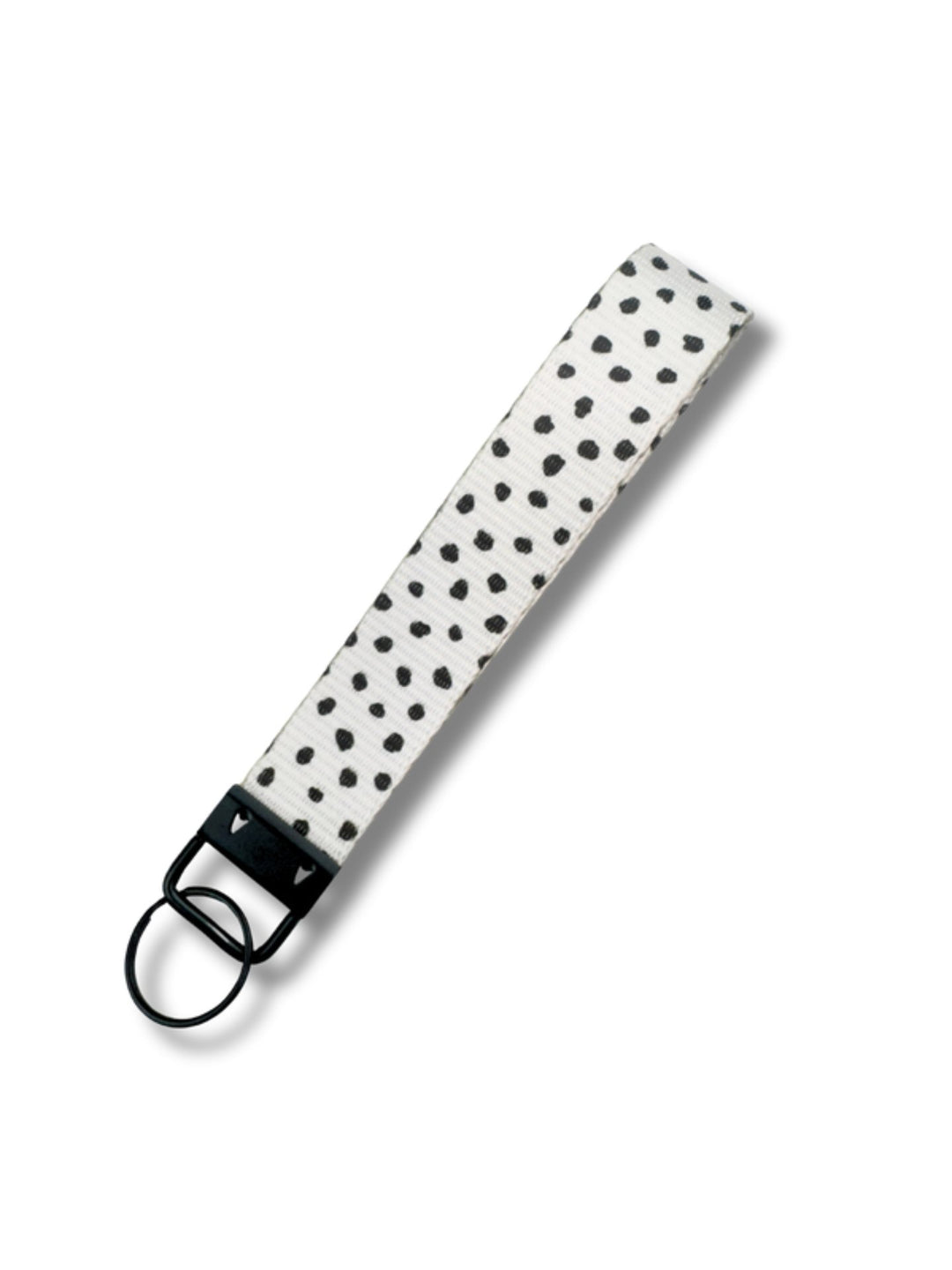 Spotted Cream Key Fob