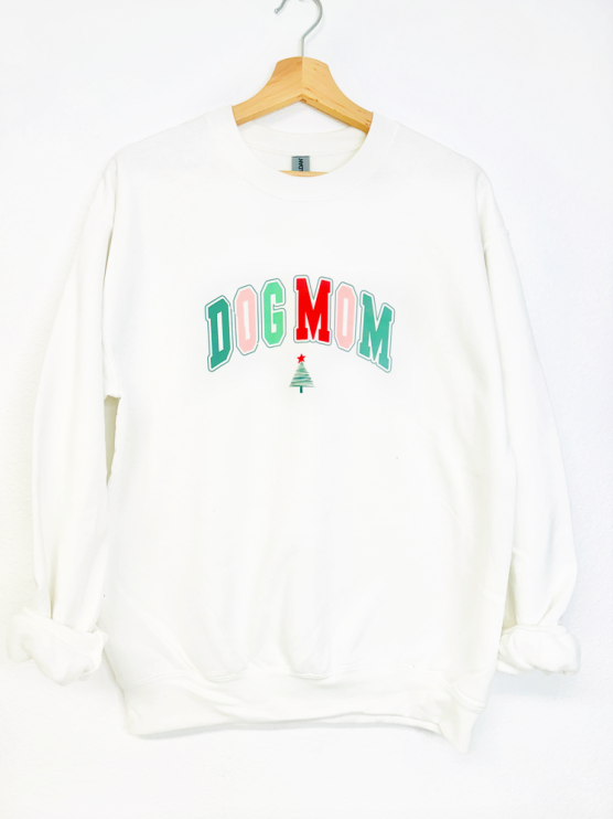 Dog Mom Christmas Sweatshirt