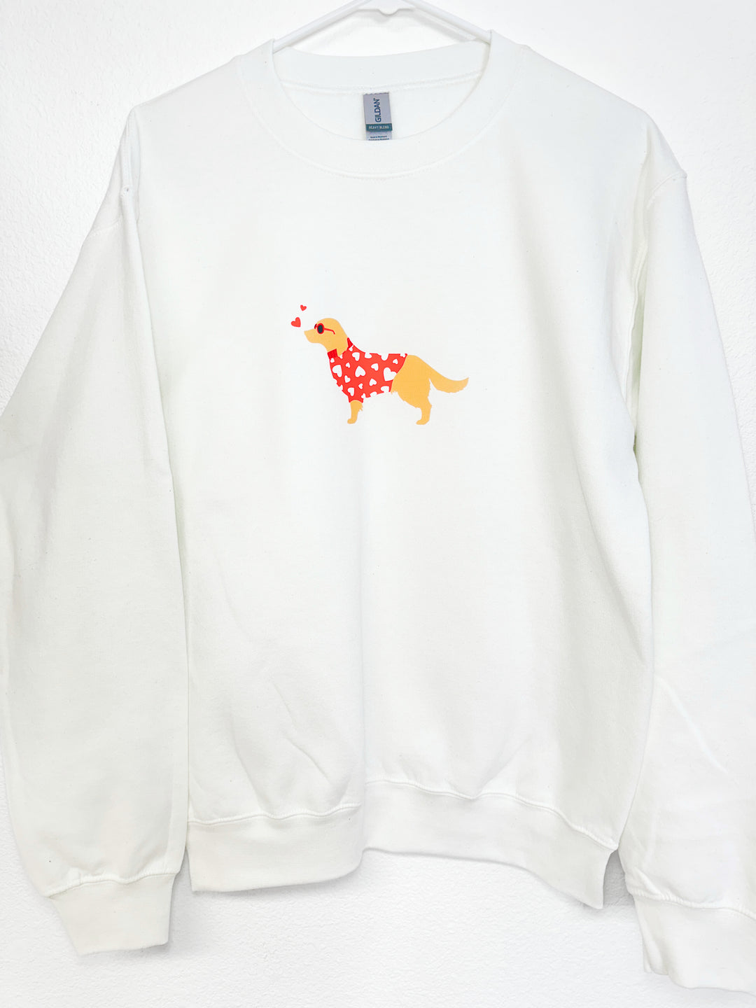 Golden Retriever Valentine's Day Sweatshirt
