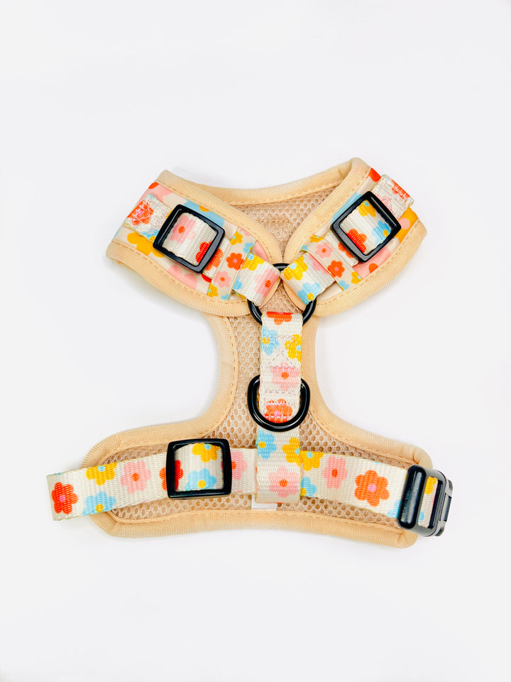 Floral Bloom - Adjustable Dog Harness