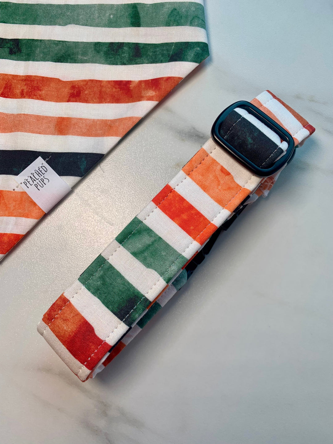 Fall Stripes Vibrant Fi Compatible Collar