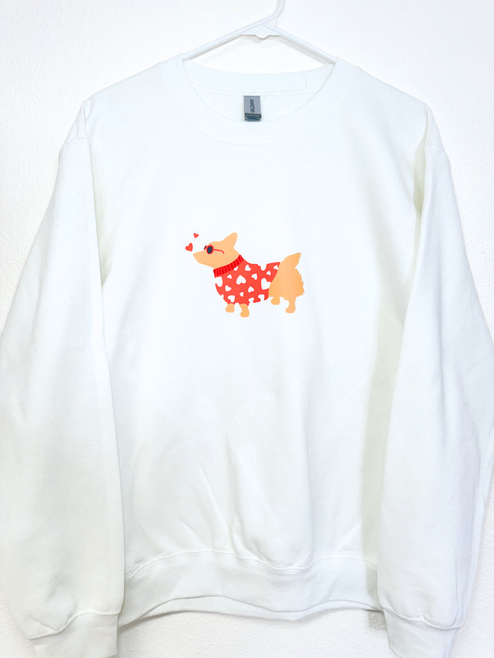 Corgi Valentine's Day Sweatshirt