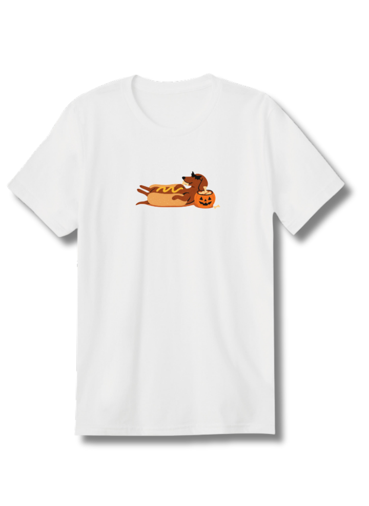 Hot Dog Dachshund Halloween T-Shirt