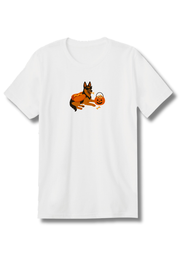 German Shepherd Hot Dog Halloween T-Shirt