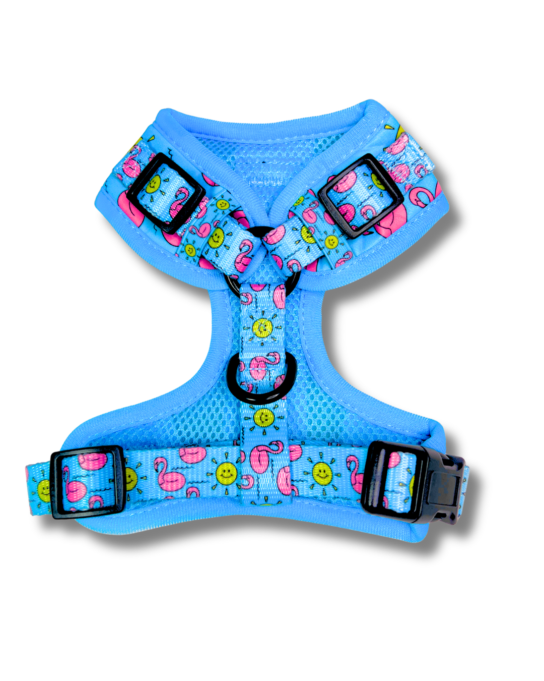 Flamingo Harness, Collar &amp; Leash Bundle