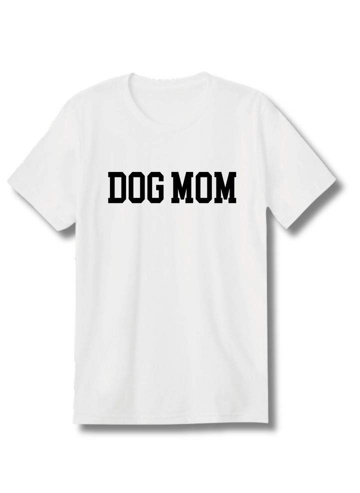 Dog Mom Collegiate Tee