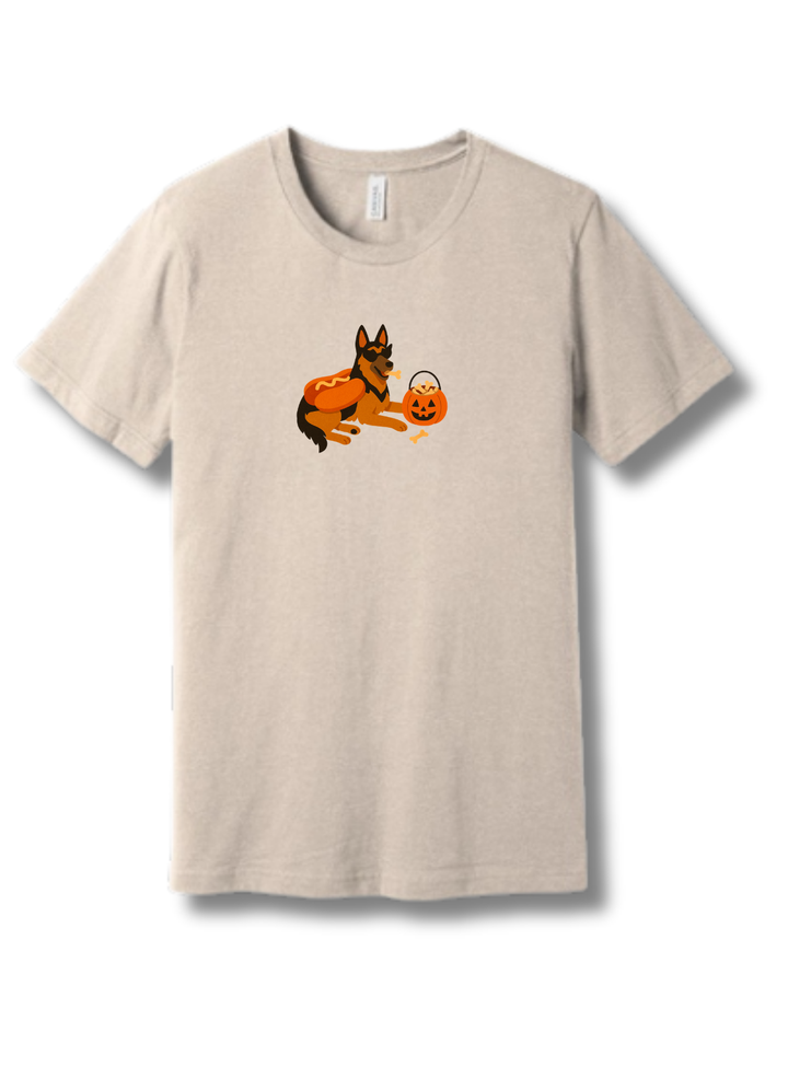 German Shepherd Hot Dog Halloween T-Shirt