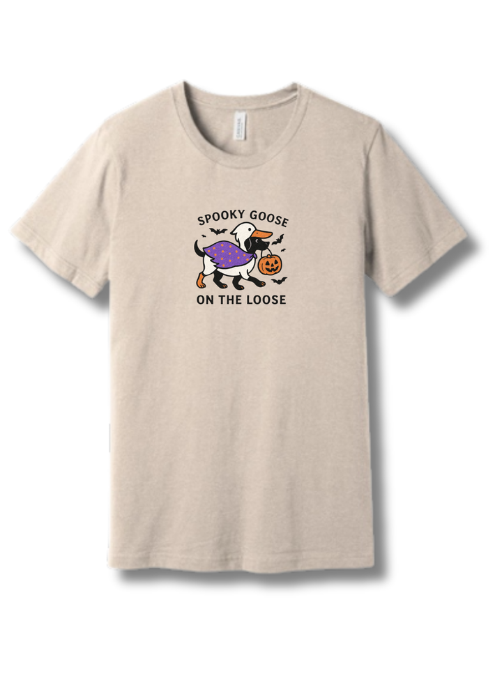 Spooky Goose on the Loose Halloween T-Shirt
