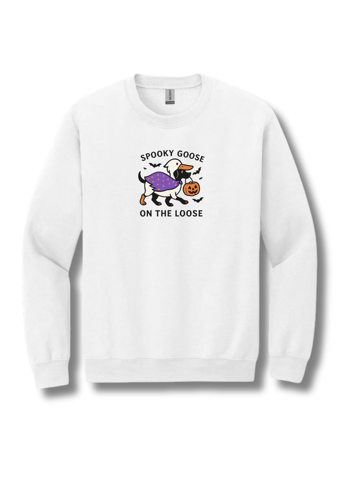 Spooky Goose on the Loose Halloween Sweatshirt