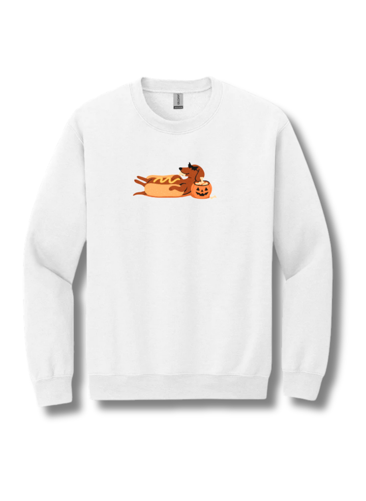 Hot Dog Dachshund Halloween Sweatshirt