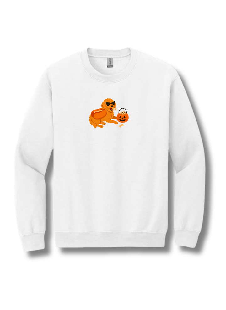 Goldendoodle / Labradoodle Hot Dog Halloween Sweatshirt