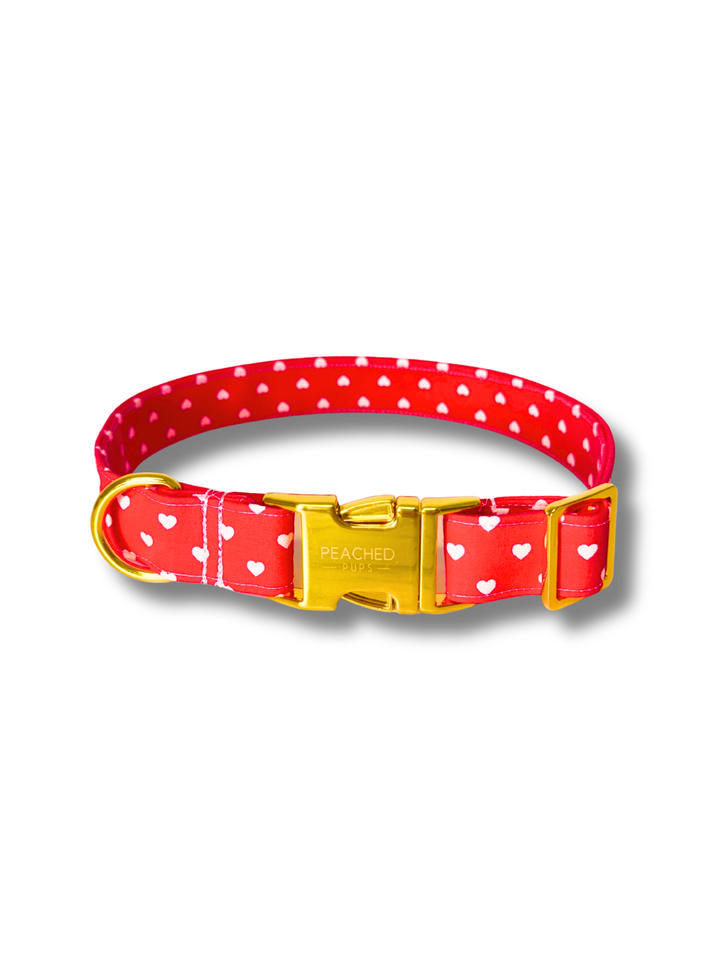 Red Sweetheart Collar