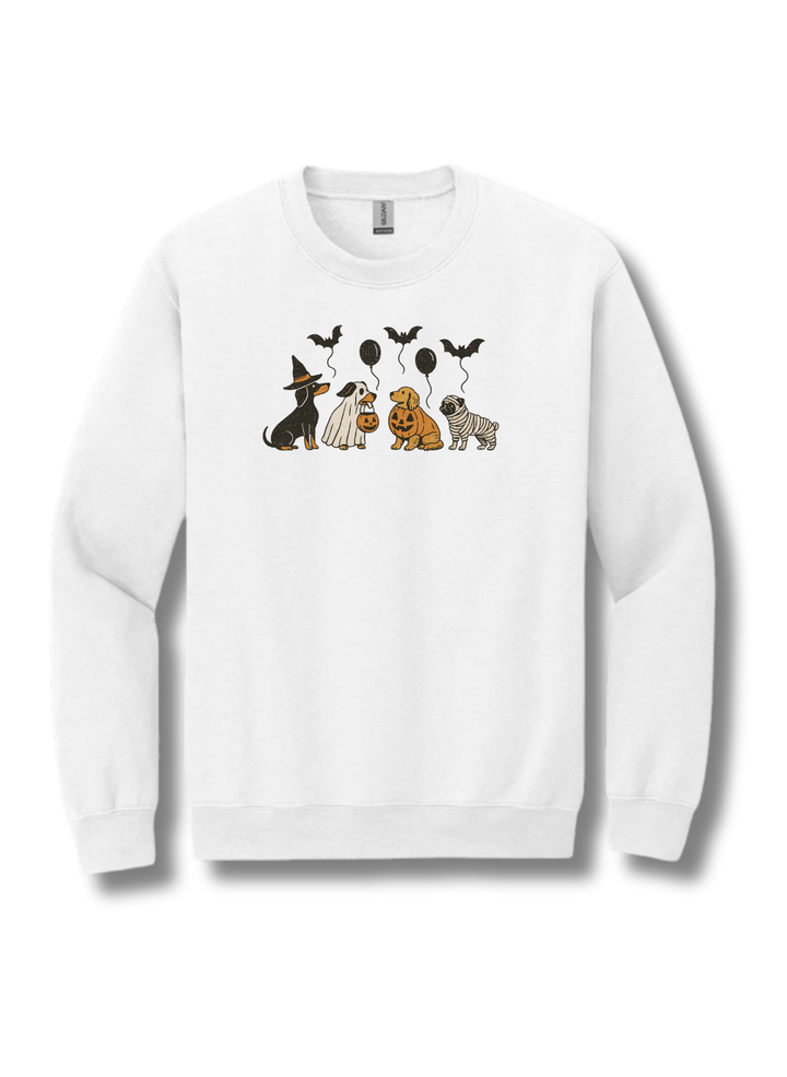 Halloween Dogs in Costume Sweatshirt