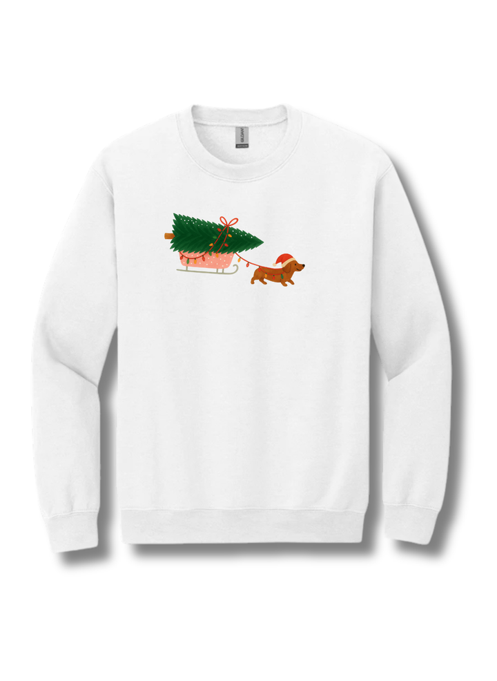 “Dachshund Through the Snow” Christmas Sweatshirt