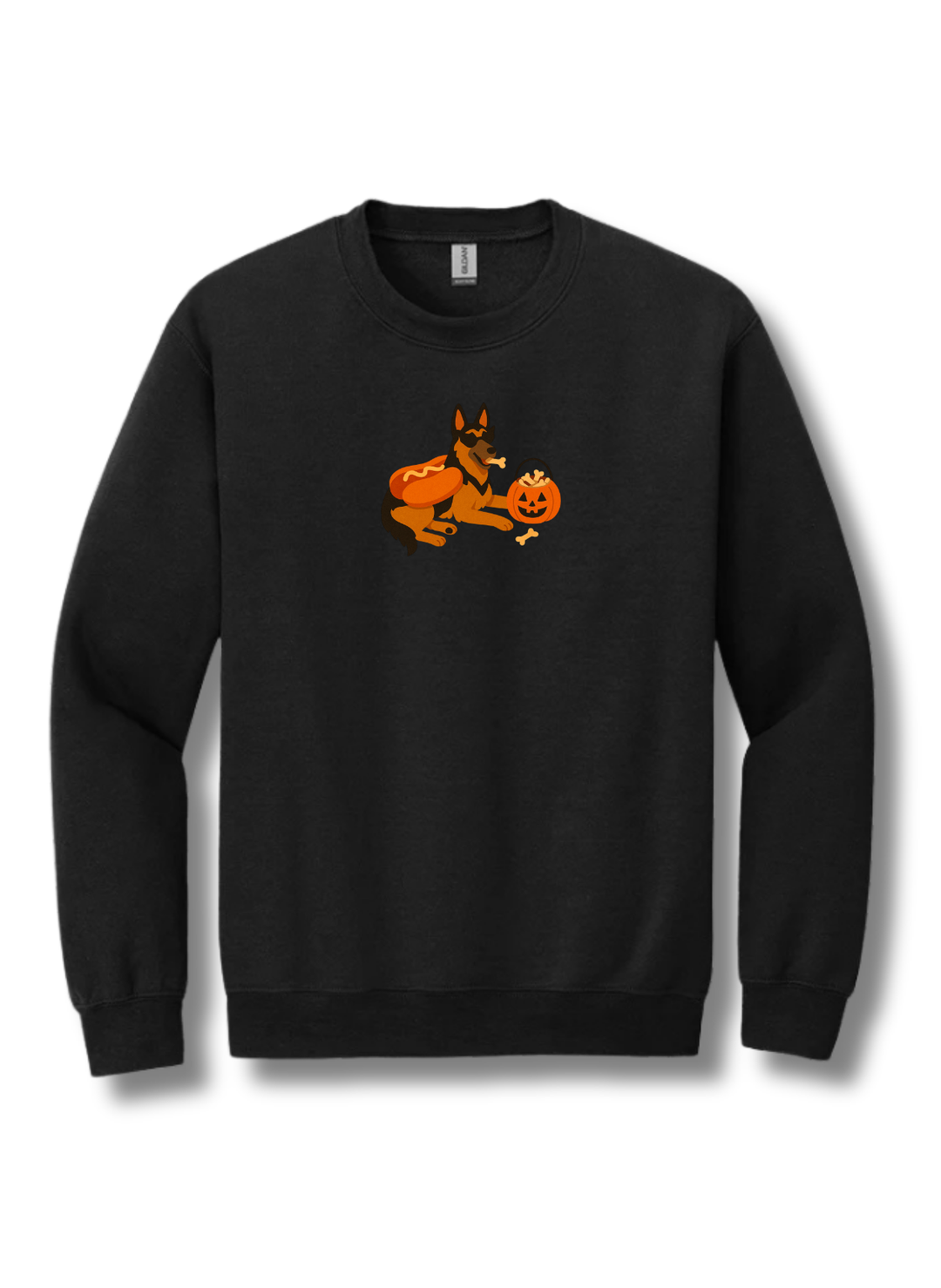 German Shepherd Hot Dog Halloween Sweatshirt