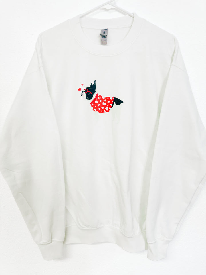 Frenchie Valentine's Day Sweatshirt