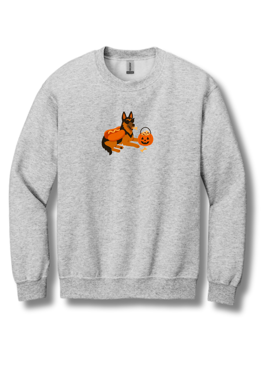 German Shepherd Hot Dog Halloween Sweatshirt