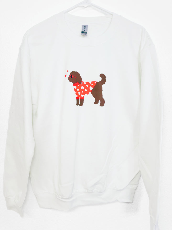 Labradoodle Valentine's Day Sweatshirt