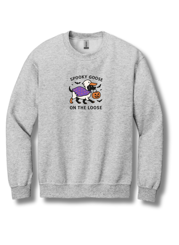 Spooky Goose on the Loose Halloween Sweatshirt