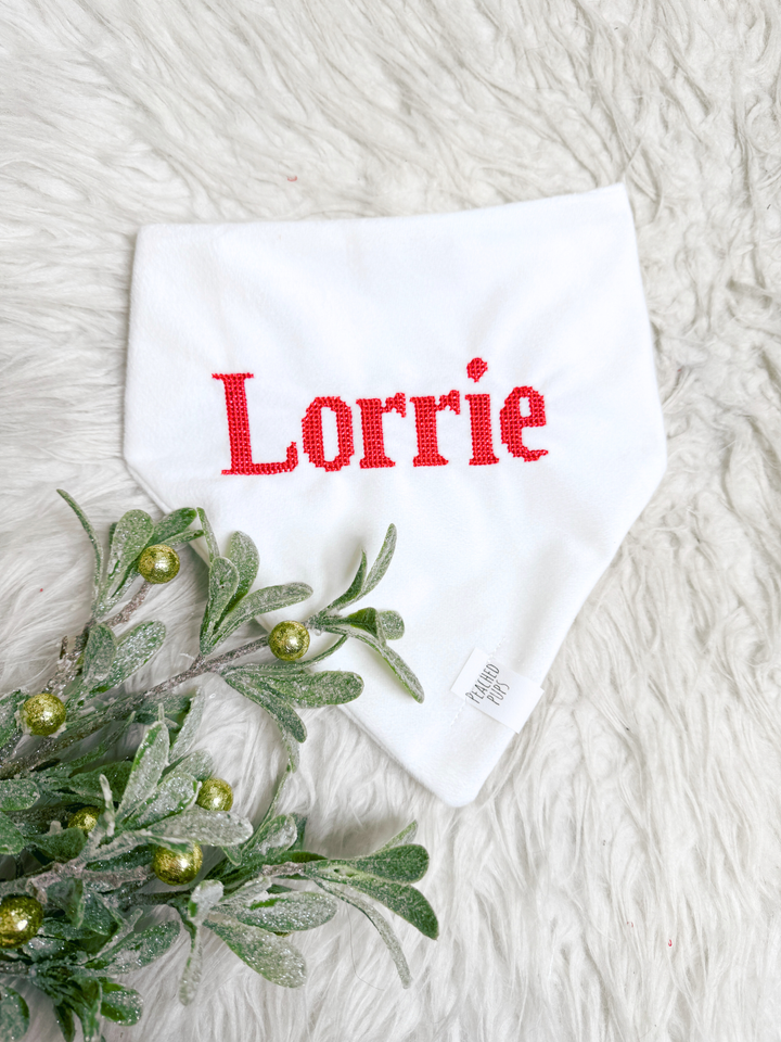 Custom Embroidered Name