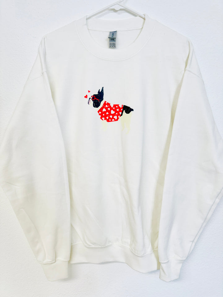 Frenchie Valentine's Day Sweatshirt