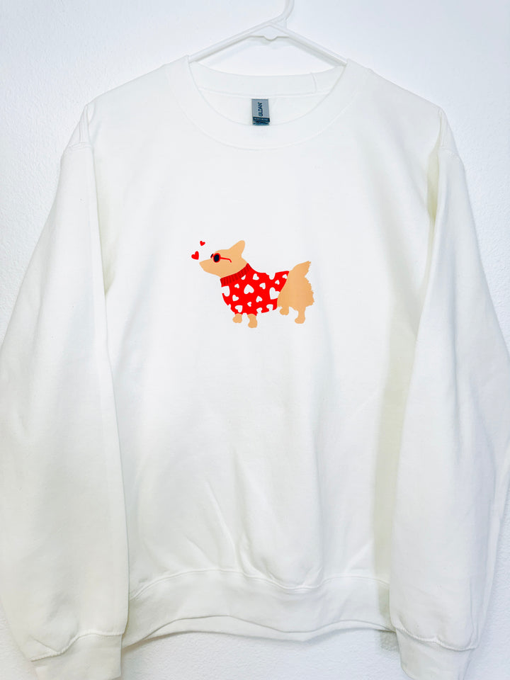 Corgi Valentine's Day Sweatshirt