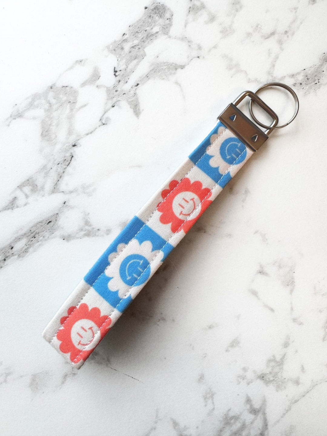 Red, White &amp; Bloom Key Fob