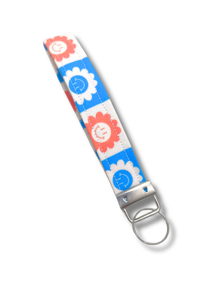 Red, White &amp; Bloom Key Fob