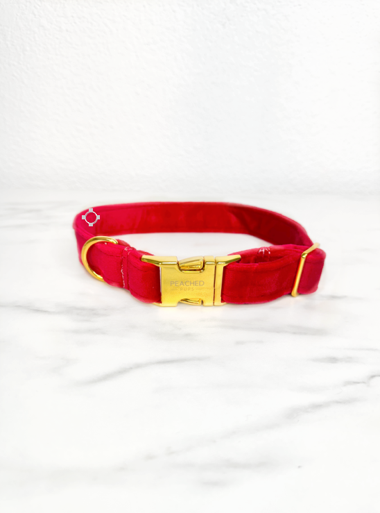 Velvet Red Fi Compatible Collar
