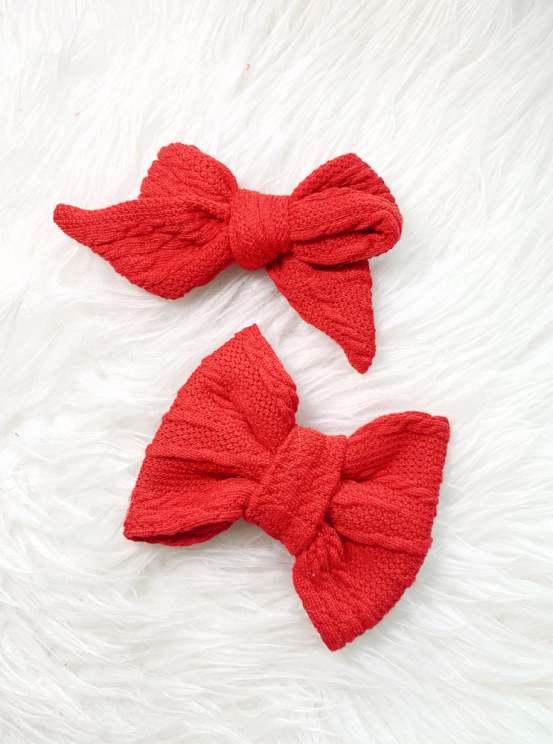 Red Sweater Bow
