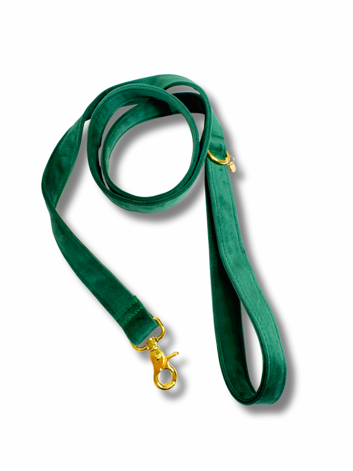 Green Velvet Leash