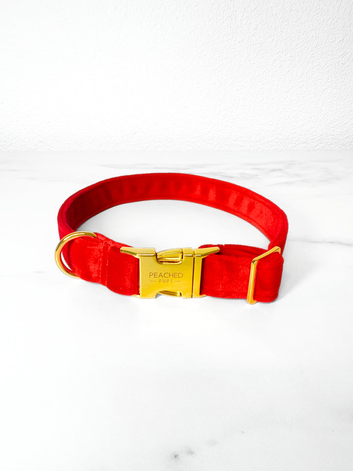 Red Velvet Collar