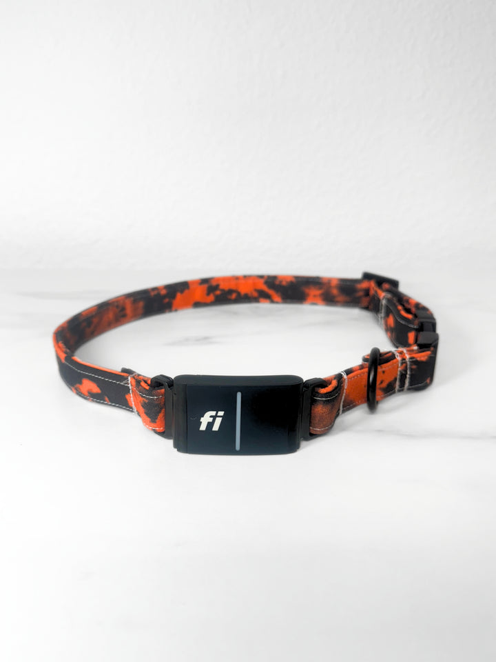 Halloween Tie-Dye Fi Compatible Collar