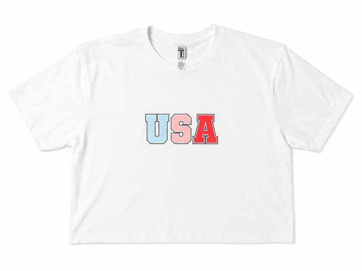 Patriotic USA Crop Top