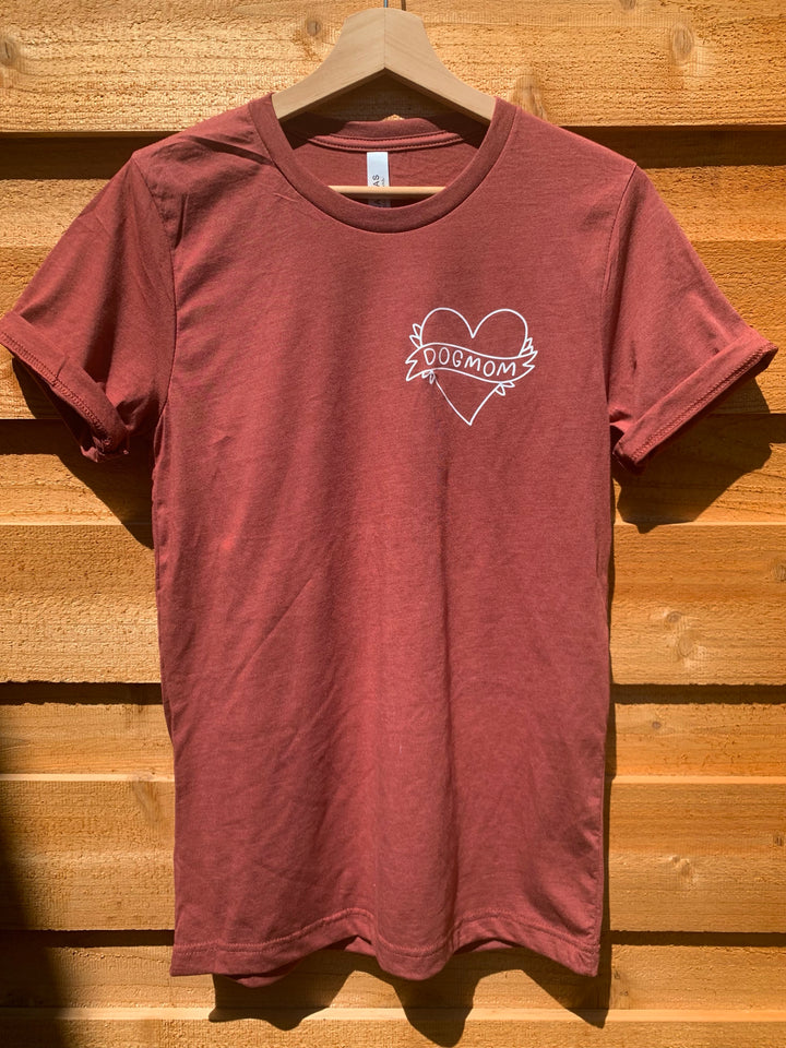 Dog Mom Heart T-Shirt
