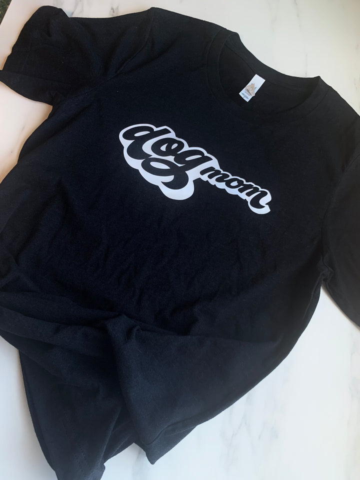 Dog Mom Script T-Shirt