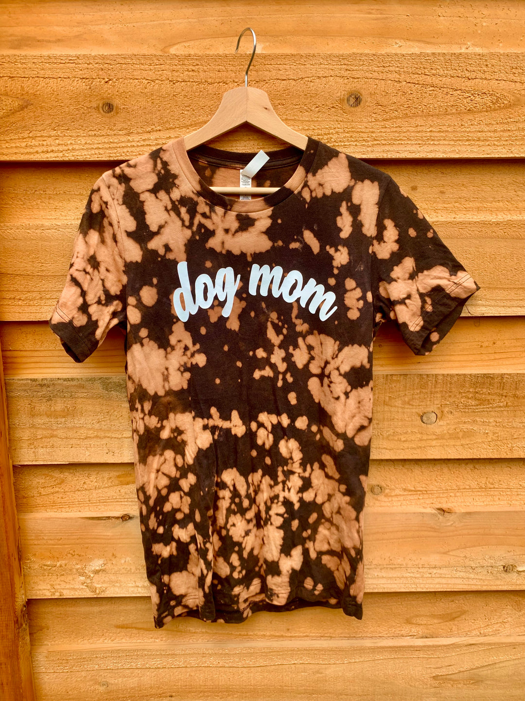 Dog Mom Bleach Tie-Dye Shirt