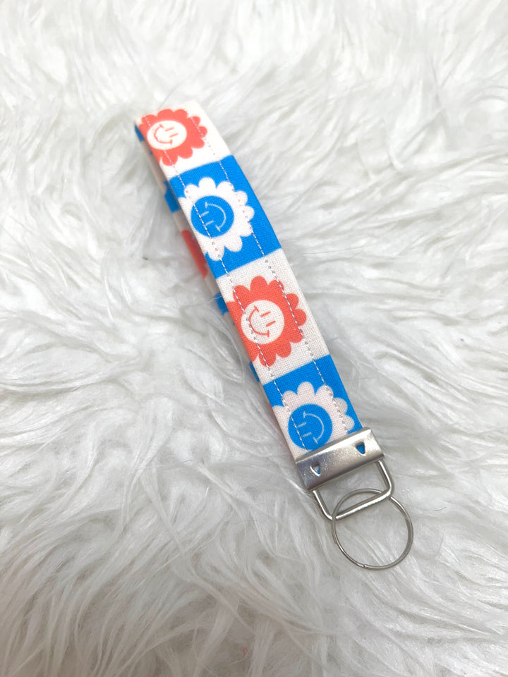 Red, White &amp; Bloom Key Fob