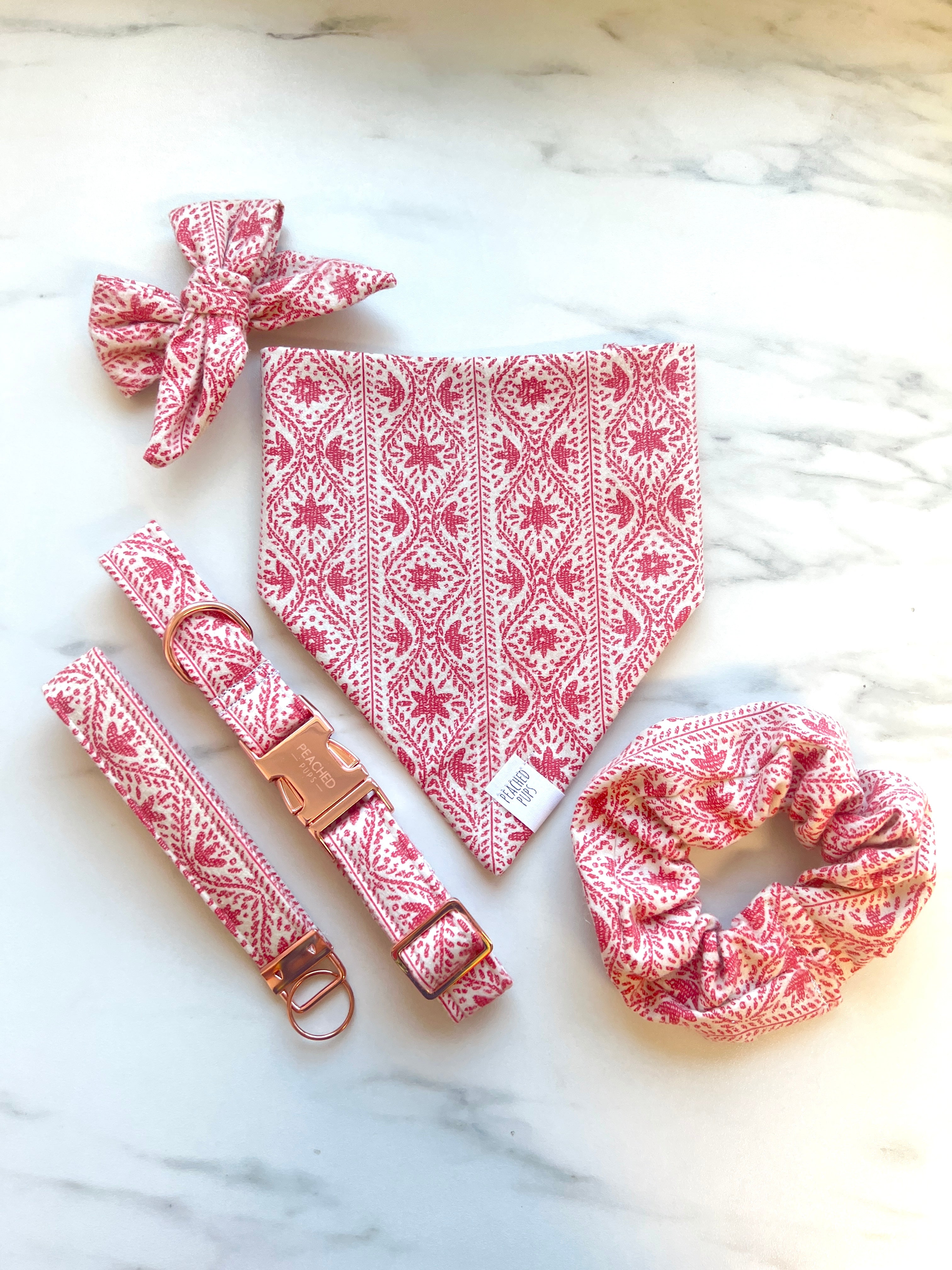 poinsettia key fob
