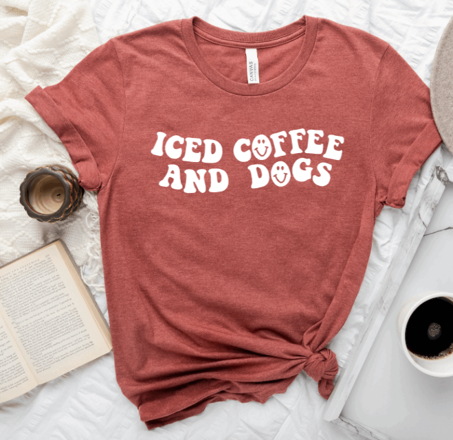 Iced Coffee and Dogs T-Shirt